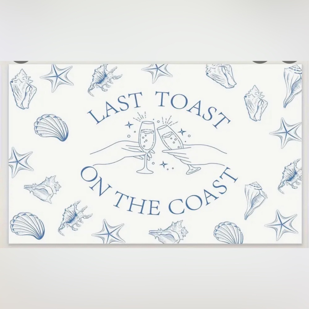 Last Toast on the Coast Backdrop